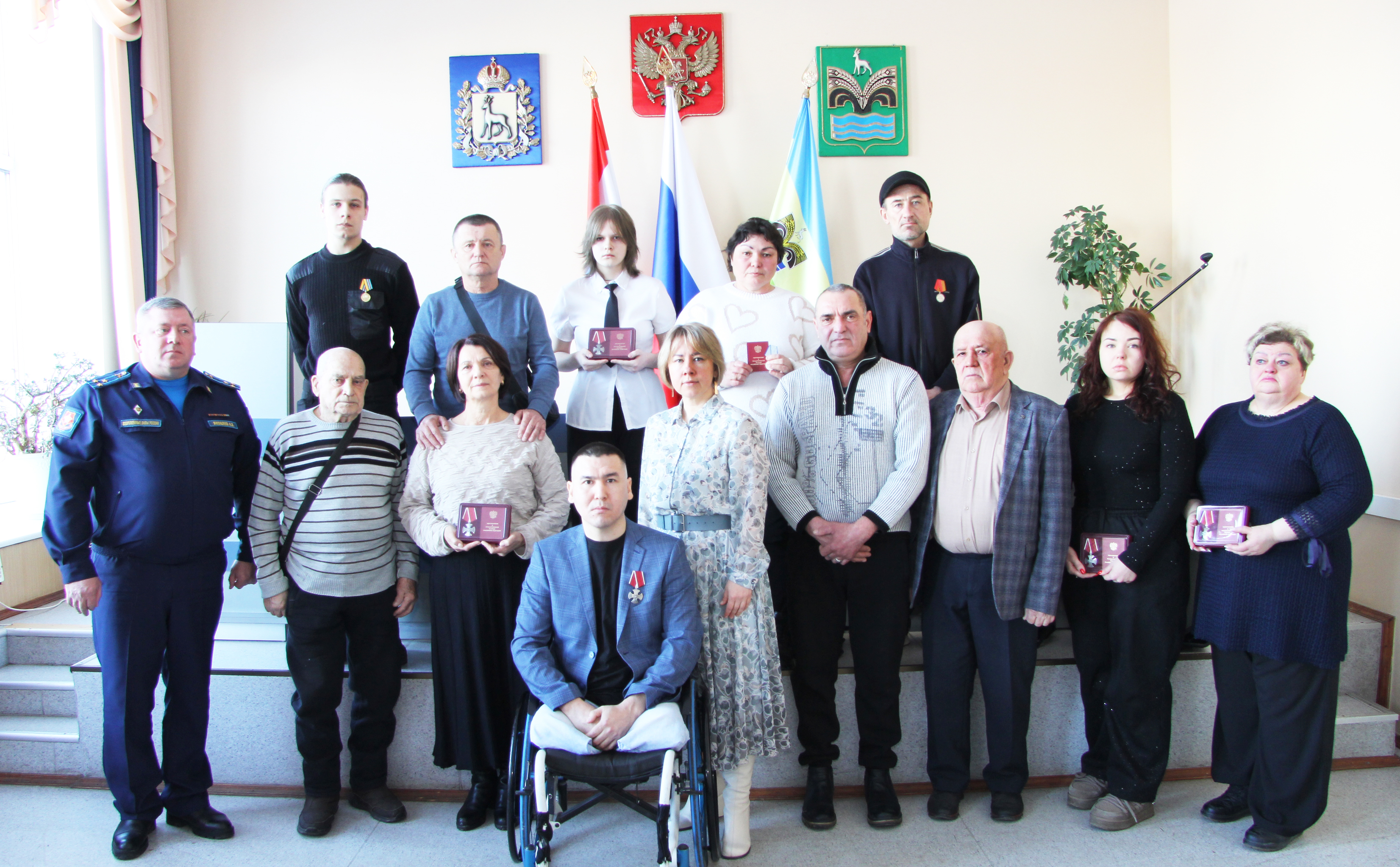 Орден Мужества вручается...