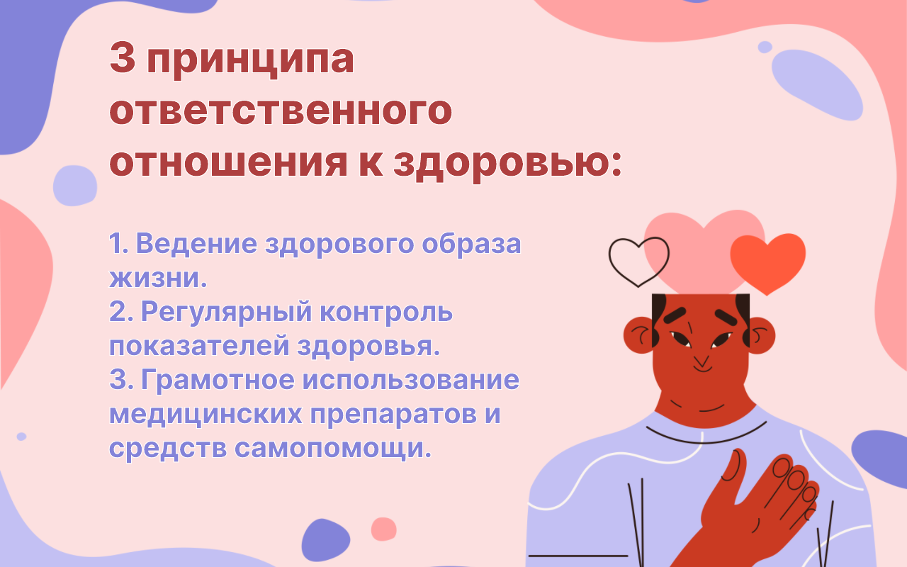 Три принципа ответственного отношения к собственному здоровью