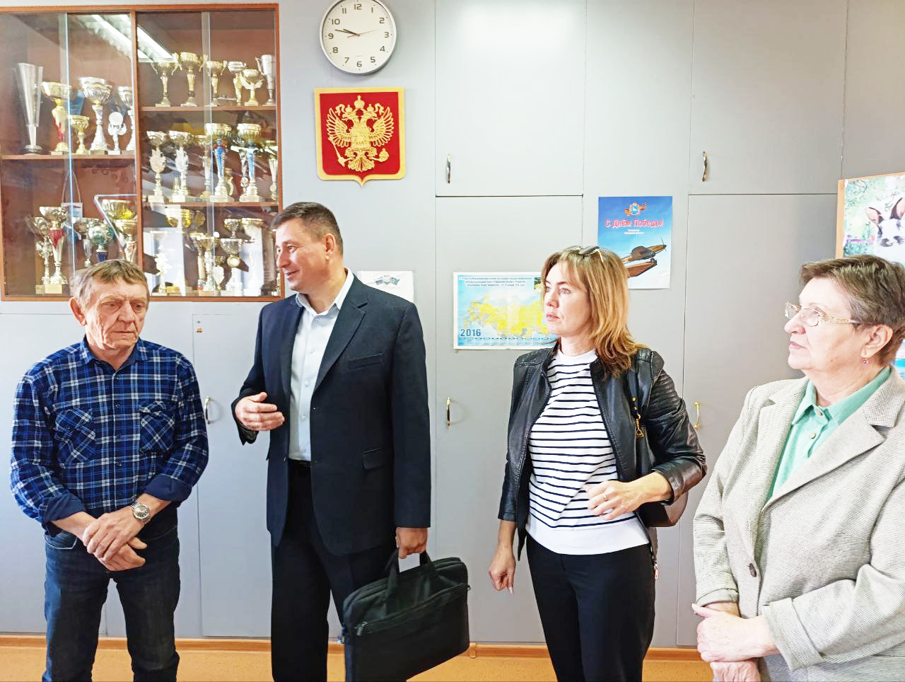 В.А. Хантеев на встрече с педагогами Кинель Черкасской станции